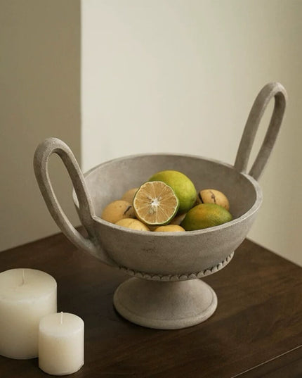 Art Antique Tall Fruit Plate
