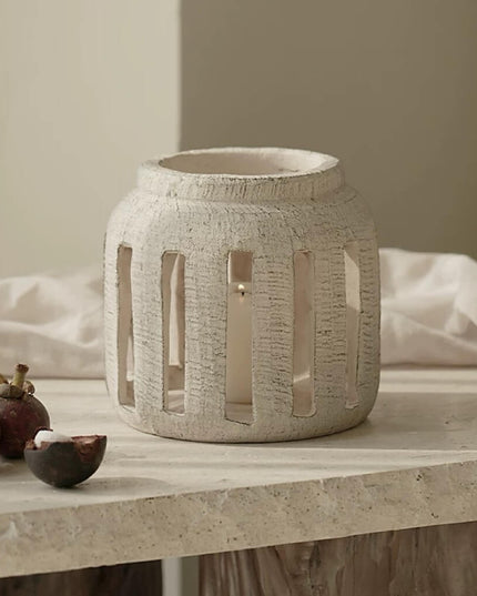 Wabi-sabi Openwork Art Ceramic Vase