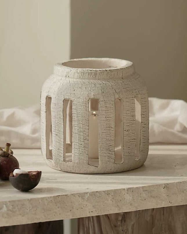 Wabi-sabi Openwork Art Ceramic Vase
