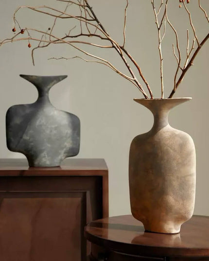 Wabi-sabi Ceramic Art Vase