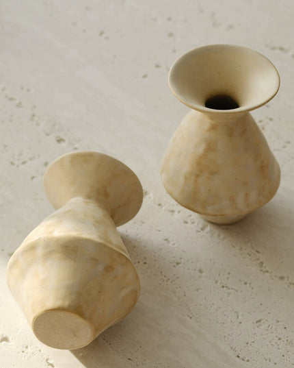 Wabi-sabi Style Ceramic Mini Vase