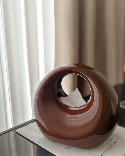 Handbag Ceramic Tissue Holder