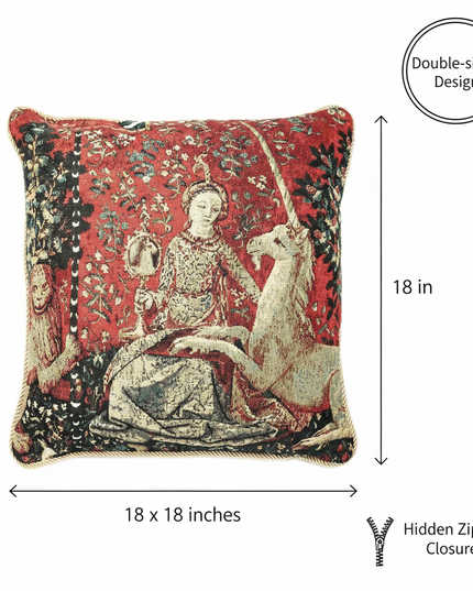 The Mirror Pillow Cover Annotated