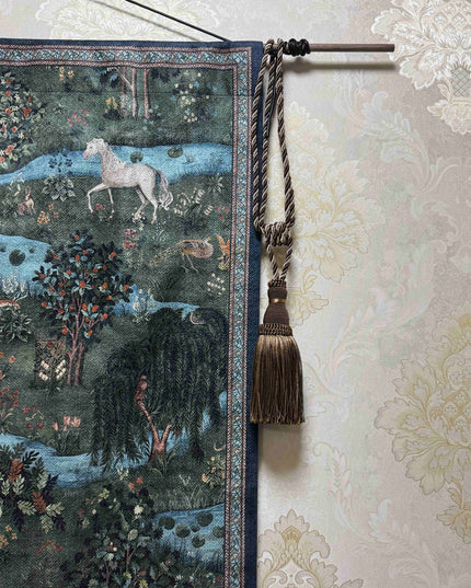 Medieval Large Tapestry Tassels— Toffee Brown Set