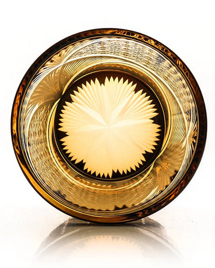 Edo Kiriko Whisky Glass- Crane Feather