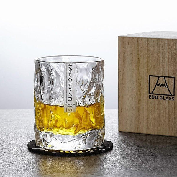 Edo Kirik "Glacier" Whisky Glasses – Pristine Landscape in Crystal