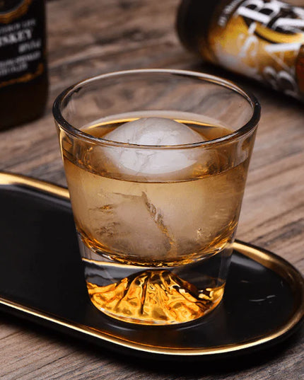 Edo Kiriko Mount Fuji Whisky Glass Set