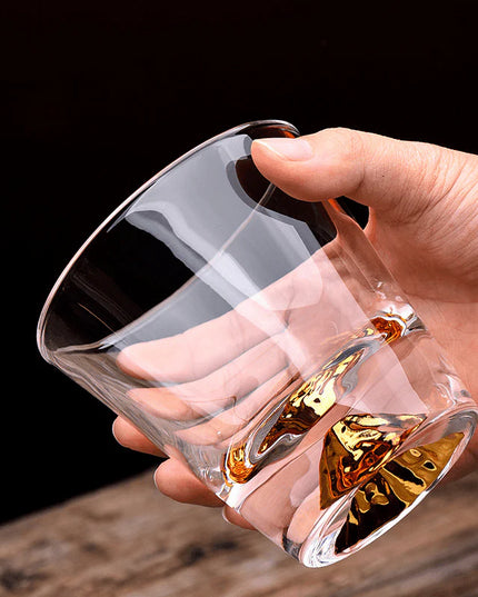 Edo Kiriko Mount Fuji Whisky Glass Set