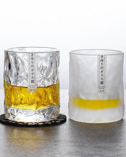 Edo Kirik "Glacier" Whisky Glasses – Pristine Landscape in Crystal