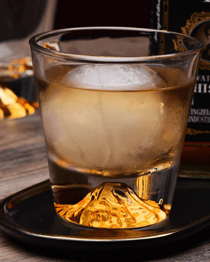 Edo Kiriko Mount Fuji Whisky Glass Set