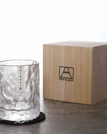Edo Kirik "Glacier" Whisky Glasses – Pristine Landscape in Crystal