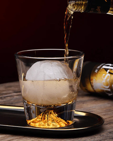 Edo Kiriko Mount Fuji Whisky Glass Set