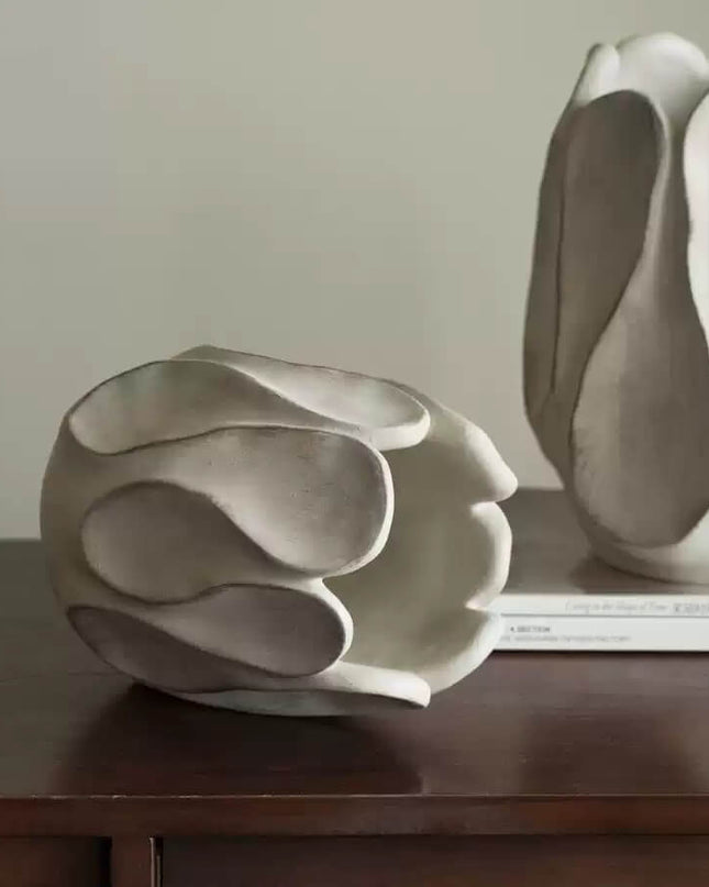 Wabi-sabi Ceramic Art Vase