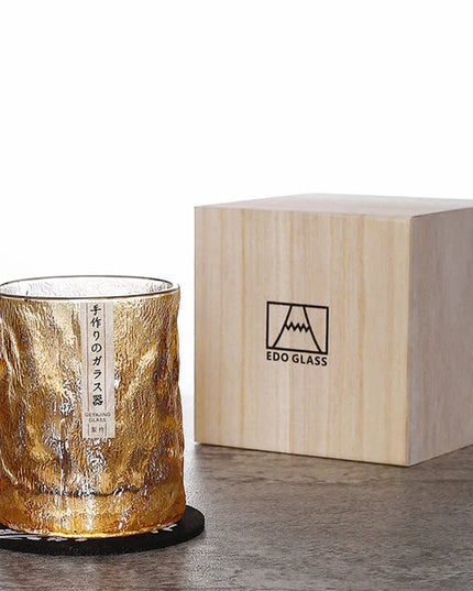 Edo Kirik "Glacier" Whisky Glasses – Pristine Landscape in Crystal
