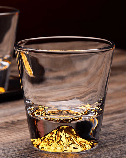 Edo Kiriko Mount Fuji Whisky Glass Set
