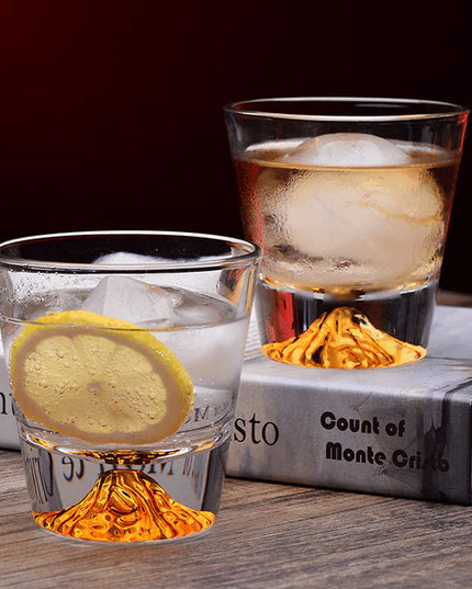 Edo Kiriko Mount Fuji Whisky Glass Set