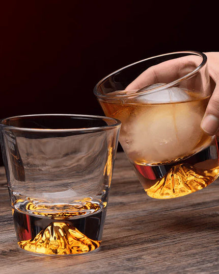 Edo Kiriko Mount Fuji Whisky Glass Set