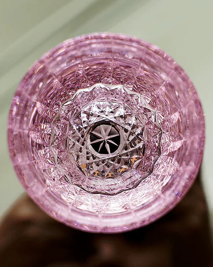 Handcrafted Japanese Artistry Edo Kiriko Whisky Glass - Multi-Color Edition "Dazzling"