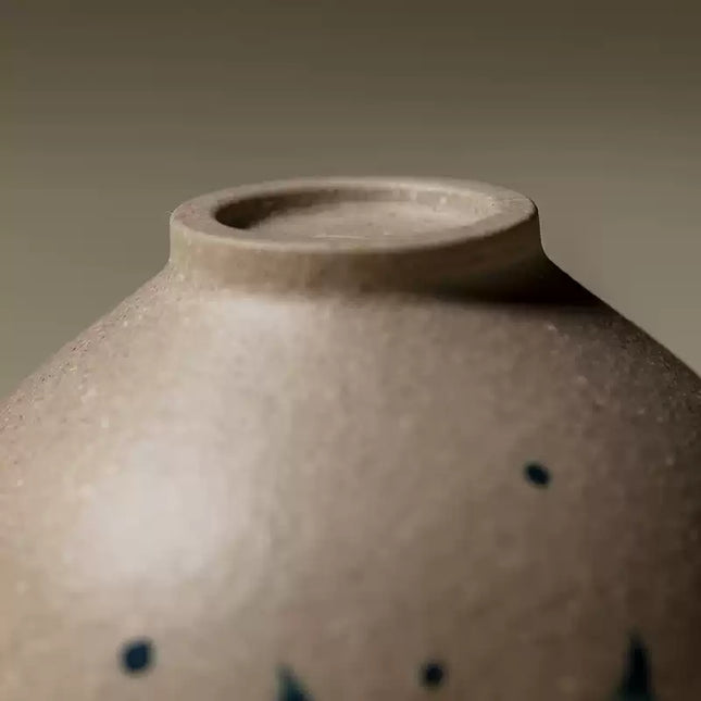 Japanese Hand-Painted Ceramic Butterfly Espresso & Tea Cup