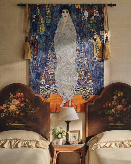 Portrait of Baroness Elisabeth Bachofen-Echt - Gustav Klimt Large Tapestry