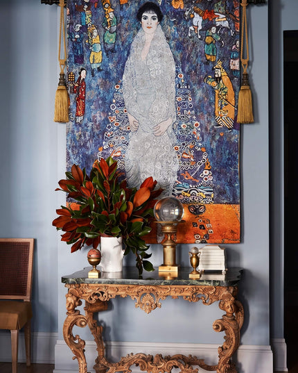 Portrait of Baroness Elisabeth Bachofen-Echt - Gustav Klimt Large Tapestry