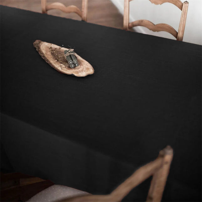 Linen Tablecloth - Black