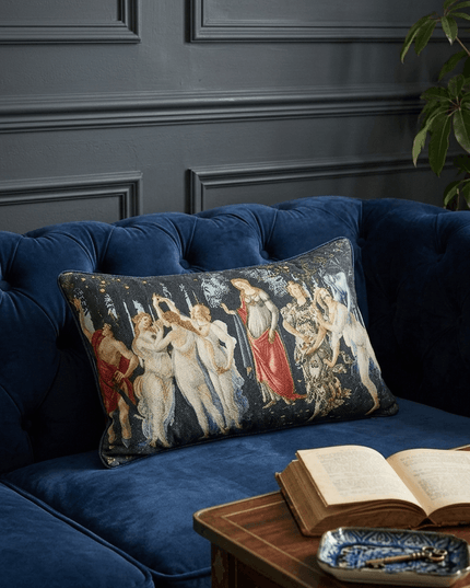 Sandro Botticelli - Primavera Spring - 15th century Tapestry Cushion