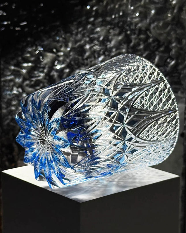 Edo Kiriko Whiskey Glass - Star of Eternity