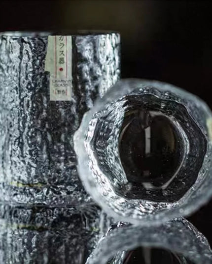 Edo Kiriko Whisky Glass - Crumple Pattern