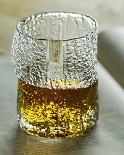 Edo Kiriko Whisky Glass - Crumple Pattern