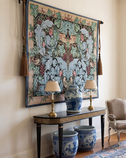 William Morris Acanthus and Vine Belgian Jacquard Tapestry Wall Hanging