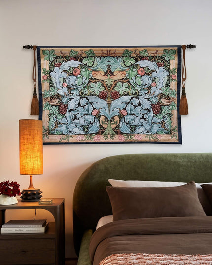 William Morris Acanthus and Vine Belgian Jacquard Tapestry Wall Hanging
