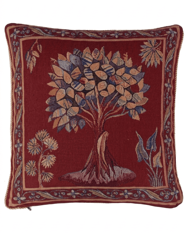 William Morris Orange Tree Jacquard Tapestry Pillow Cover