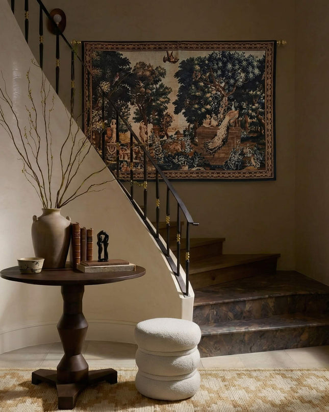 17th Century Verdure  Animal Peacock Roman Tapestry