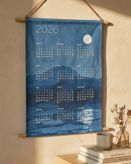 Plant-Dyed Tapestry Wall Calendar 2026