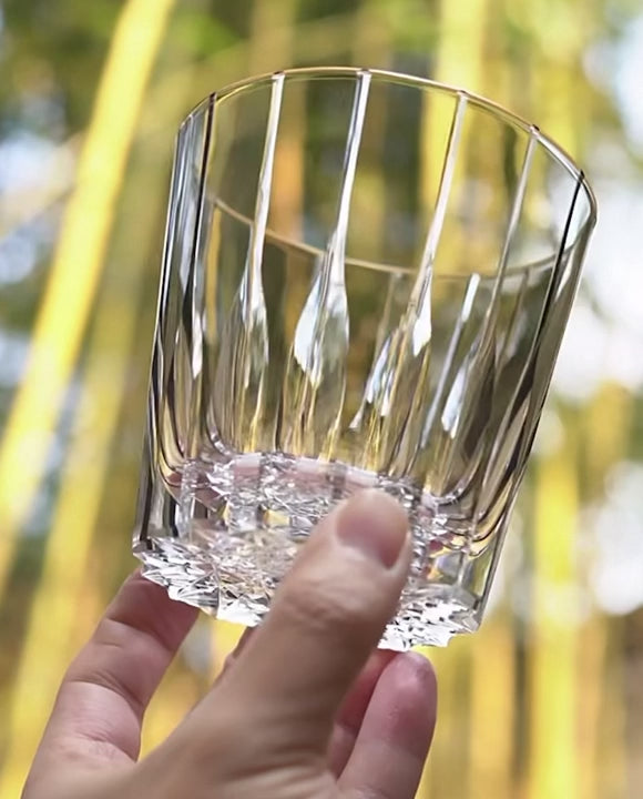Edo Kiriko Starburst Crystal Tumbler