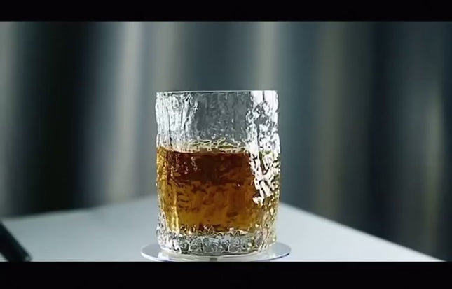 Edo Kiriko Whisky Glass - Crumple Pattern