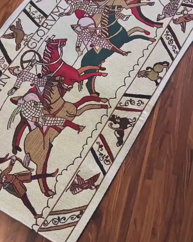 2026 Horse Bayeux Tapestry - Medieval Weaving Art