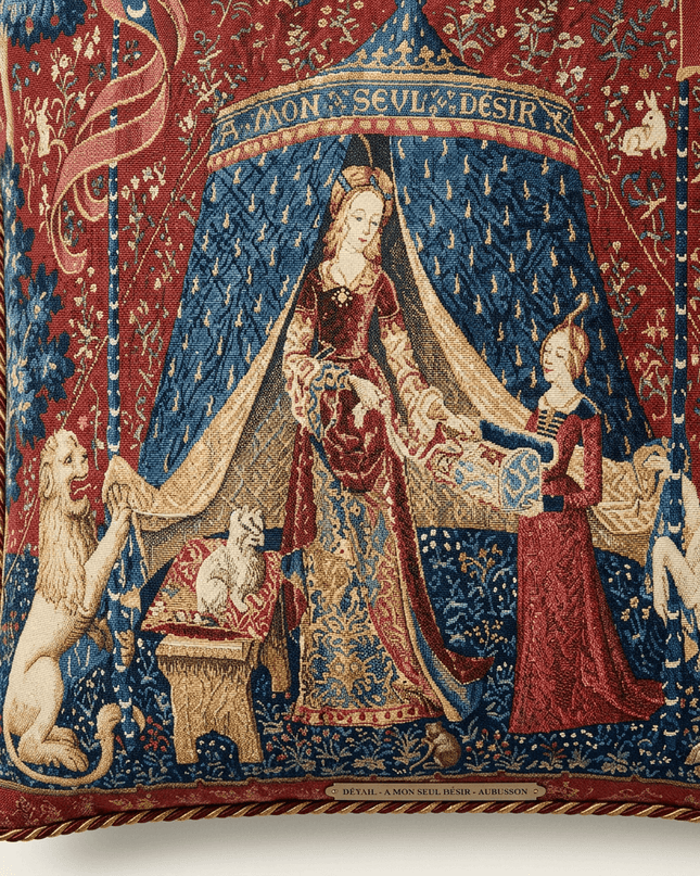 Unicorn Tapestry Woven Cushion - Sight