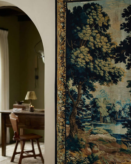 Antique 17th Century Flemish Verdure Tapestry